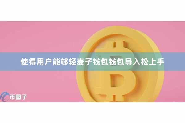 使得用户能够轻麦子钱包钱包导入松上手
