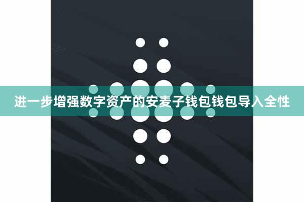 进一步增强数字资产的安麦子钱包钱包导入全性